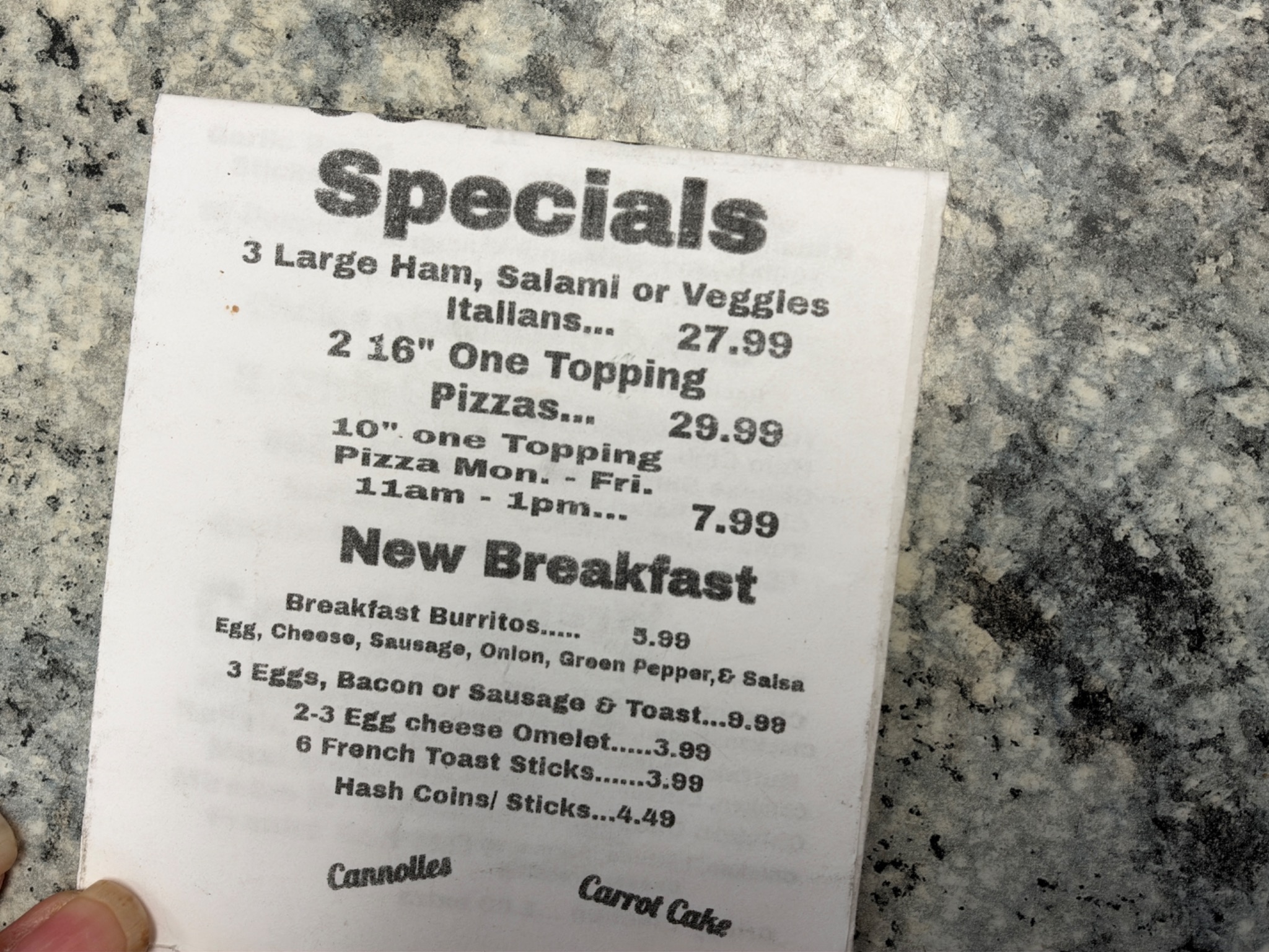 Kennebec Market current specials